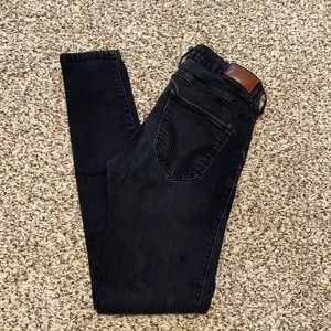 Hollister | Faded Black Skinny Mid-Rise Jeans